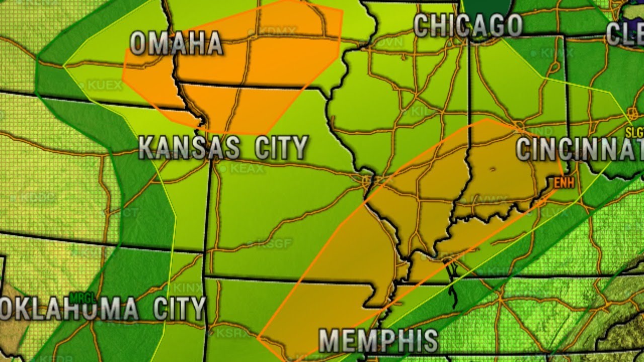 Live severe weather coverage: few tornado's , large hail and damaging ...