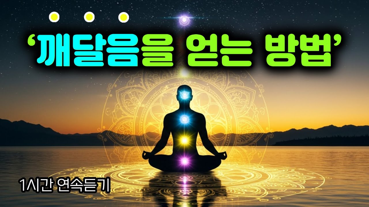 깨달음의 모든 것 | 깨달음은 무엇이며, 어떻게 해야 깨닫는가 | 깨달음을 얻는 방법 | 통합본. 1시간 몰아보기 | #부처님말씀