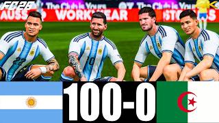 ARGENTINA 100-0 ALGERIA | FIFA WORLD CUP 2026 GROUP STAGE | FC 26 PS5 GAMEPLAY