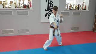 Базовые блоки в киокушин карате, проморолик. Kyokushin karate basic blocks, promo.