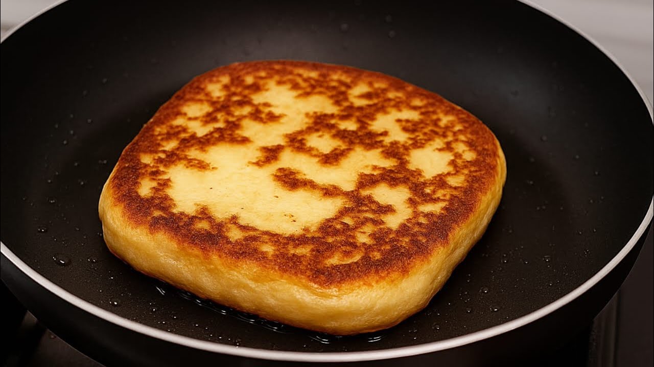 فطاير الطاسة للسحور بدون عجن وبدون زيوت 😍 سريعة وخفيفة ومشبعة!No Knead No Oil Pan Pastries