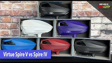 Virtue Spire V vs Virtue Spire IV Paintball Loader