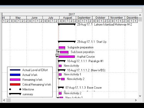 Level Of Effort Chart