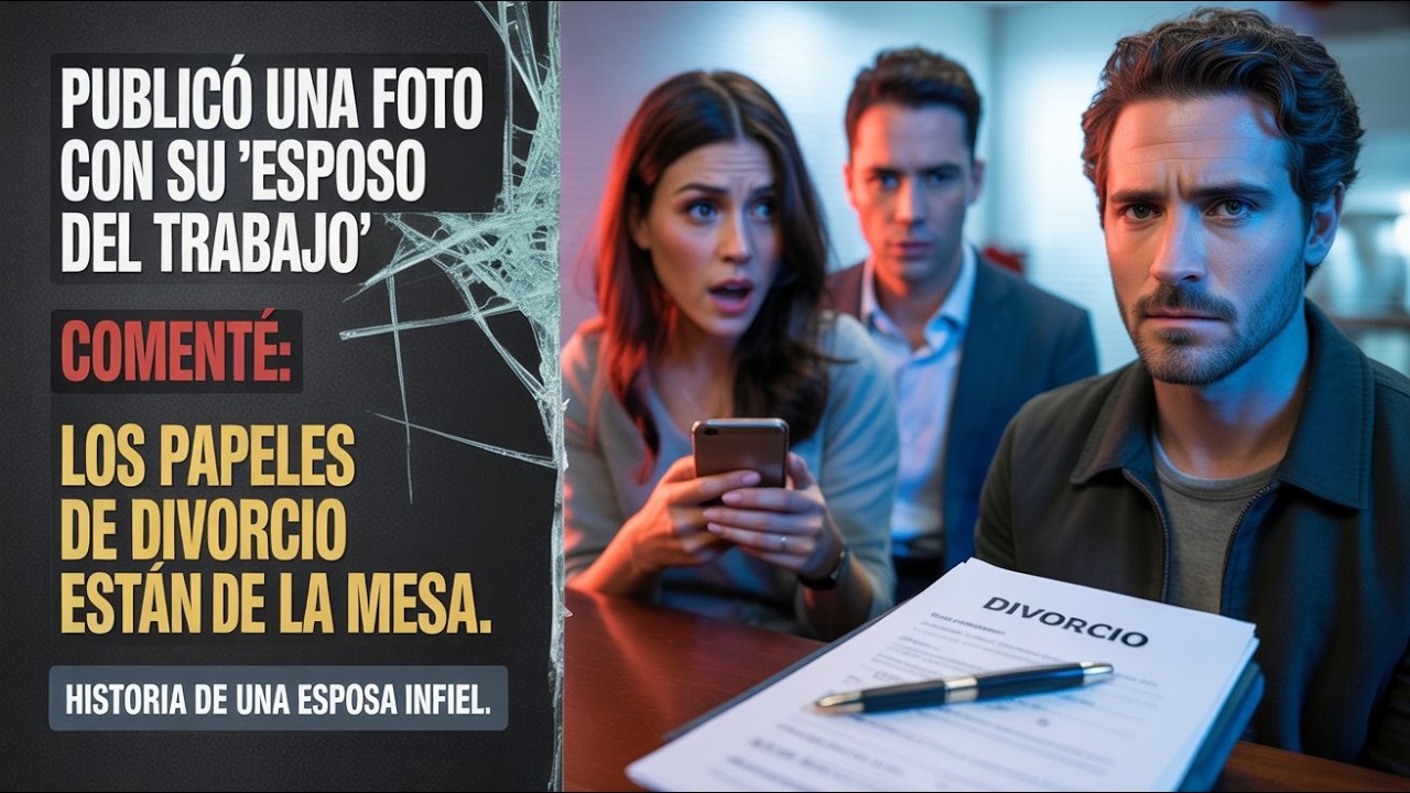 “Publicó una foto con su ‘esposo del trabajo’  Comenté ‘Los papeles de divorcio están sobre la mesa’