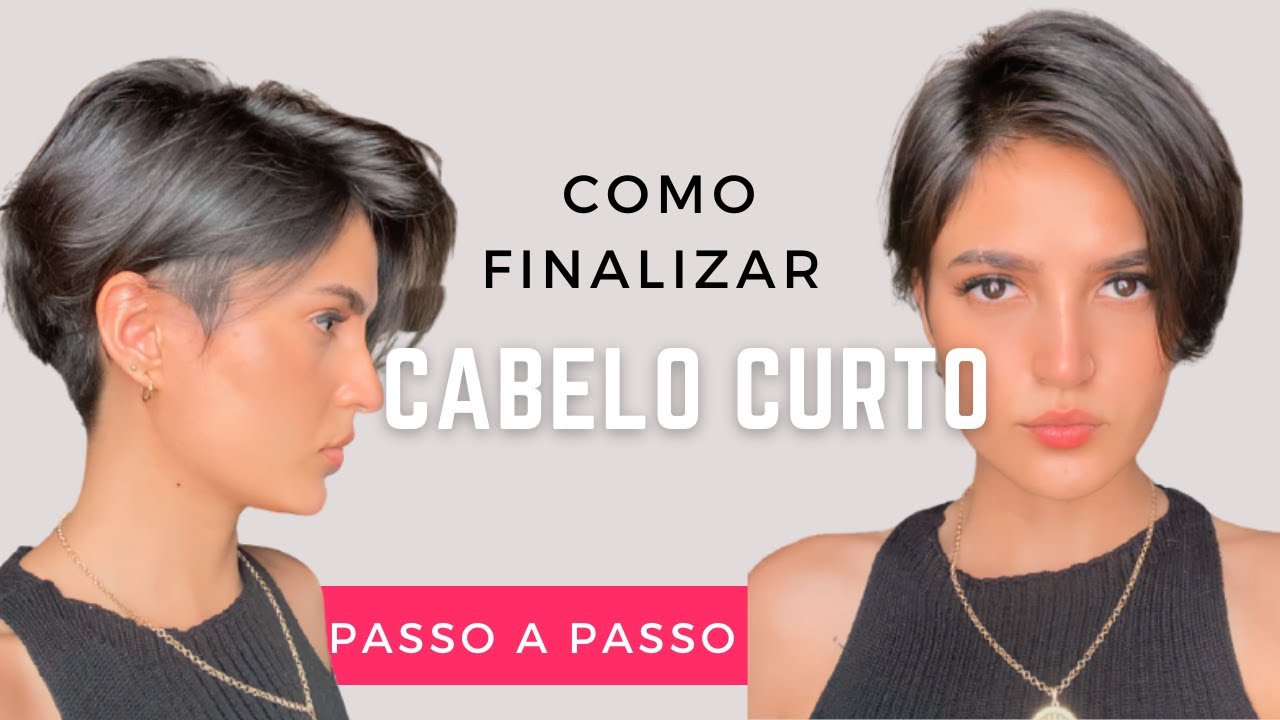 COMO FINALIZO MEU CABELO CURTO| Corte Pixie Cut