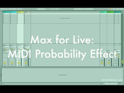 Max for Live - Building a MIDI Probability Effect