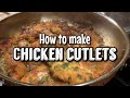 HOW TO MAKE CHICKEN CUTLETS (Easy) | Sean & Mimi