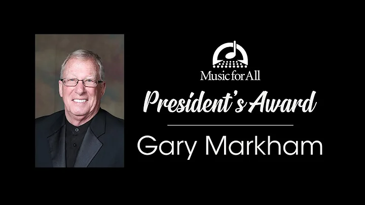 Music for All 2021 President's Award Recipient  Ga...