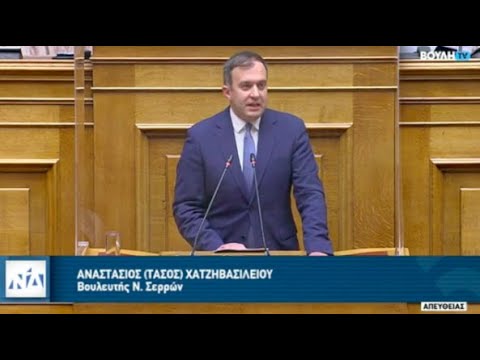 Ομιλία Τάσου Χατζηβασιλείου στη Βουλή κατά τη συζήτηση επί της πρότασης δυσπιστίας