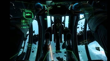 Khartu-Al loading in looking at feet (Star Citizen PTU 2.3.0 bug report video)