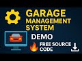 Garage Management System Project | Laravel PHP | Free Source Code with Demo