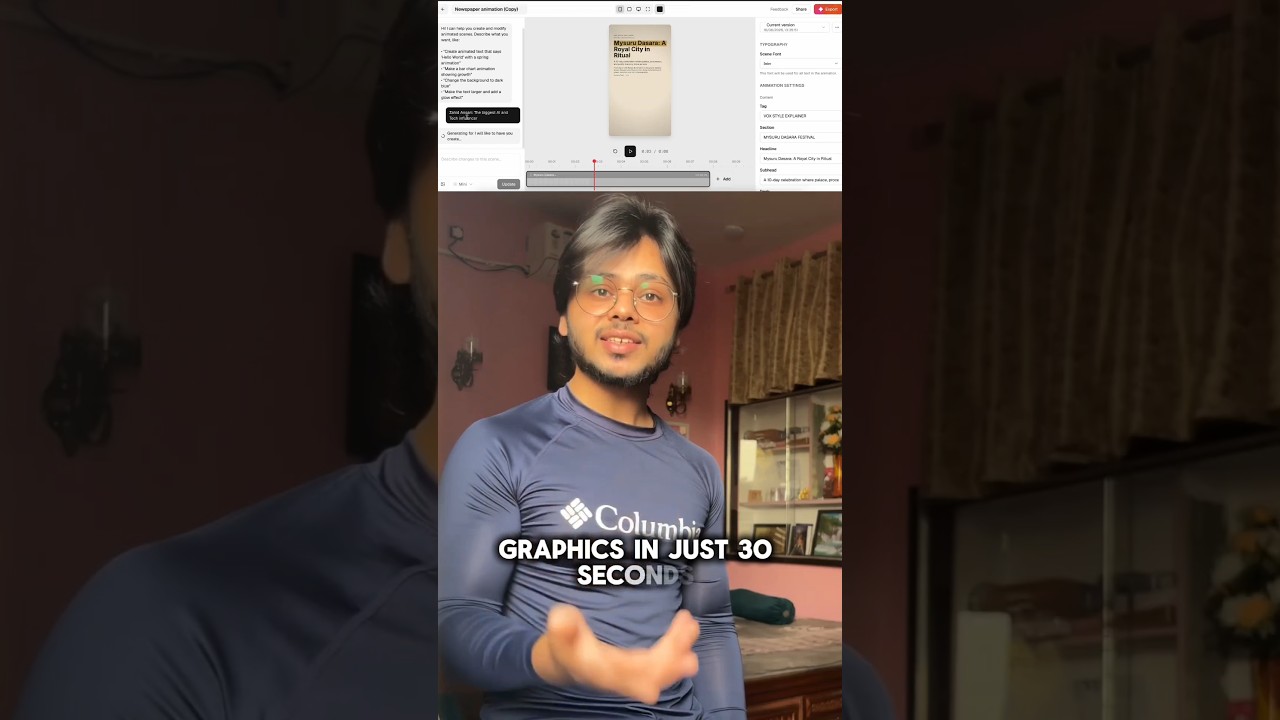 This AI Tool Creates Motion Graphics in 30 Seconds (Creators Pay Hundreds for This)#shorts #ytshorts