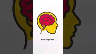 Coloring Page Human Brain