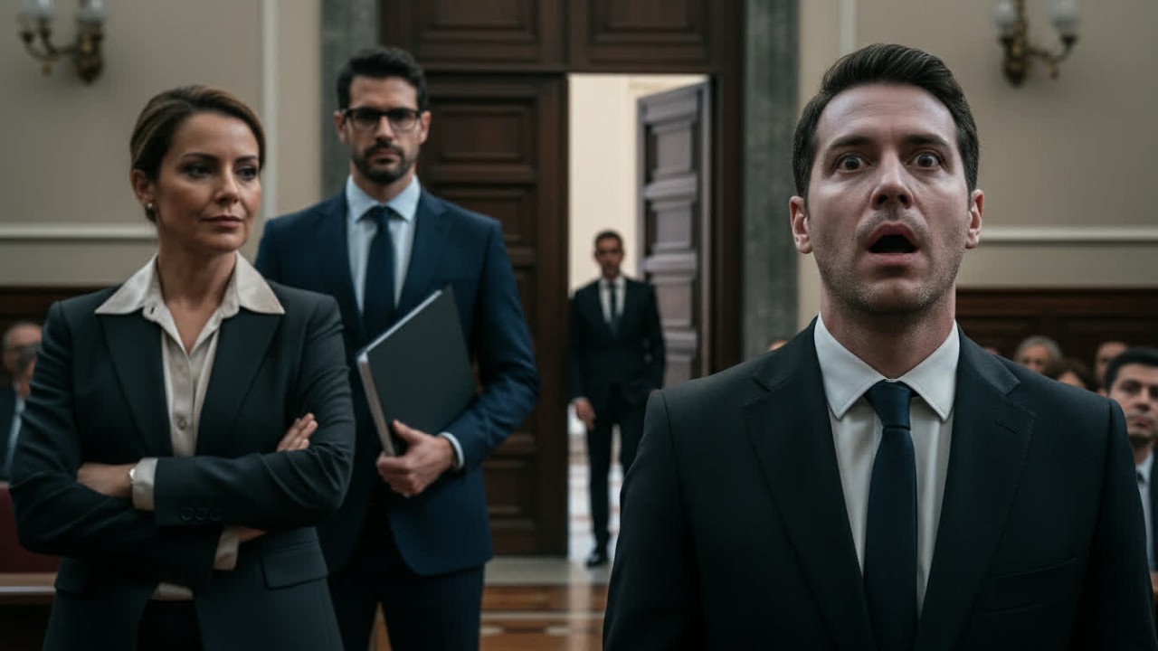 Me pidió el divorcio para robarme. Se quedó blanco al ver a mi testigo.