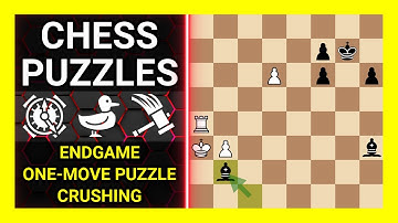 Chess Puzzles to Practice. Themes: Endgame, One-move puzzle, Crushing. Learn Chess