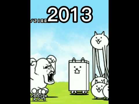 Evolution of Battle Cats - #shorts