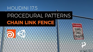 Houdini 17.5 - Procedural Patterns - Chain Link Fence - Unity 3D & Unreal 4