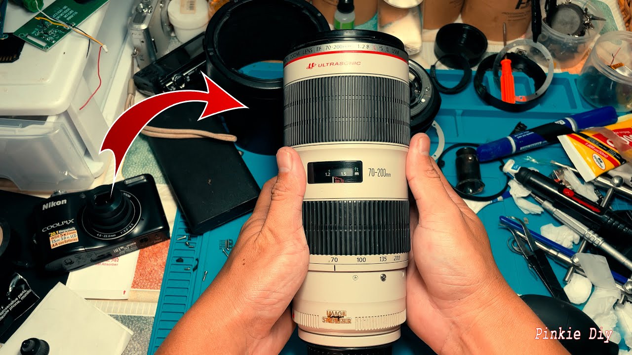 How to Clean lens Canon 70-200mm F2.8 II - YouTube