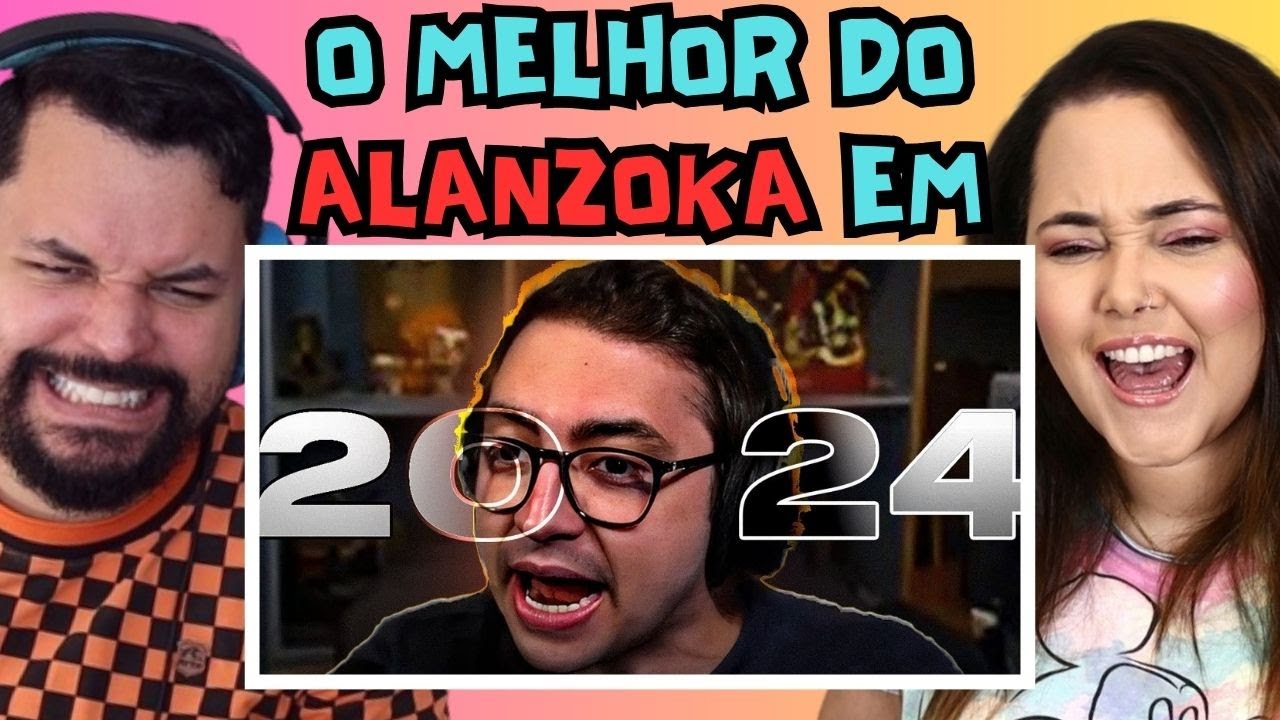 RETROSPECTIVA COMPLETA DO ALANZOKA 2024!  IMPOSSÍVEL NÃO RIR I ‹ REACT ›