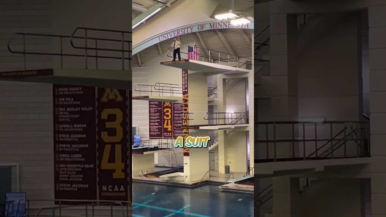 This Brave Teacher Hits High Dive (@mnlifeisfun)