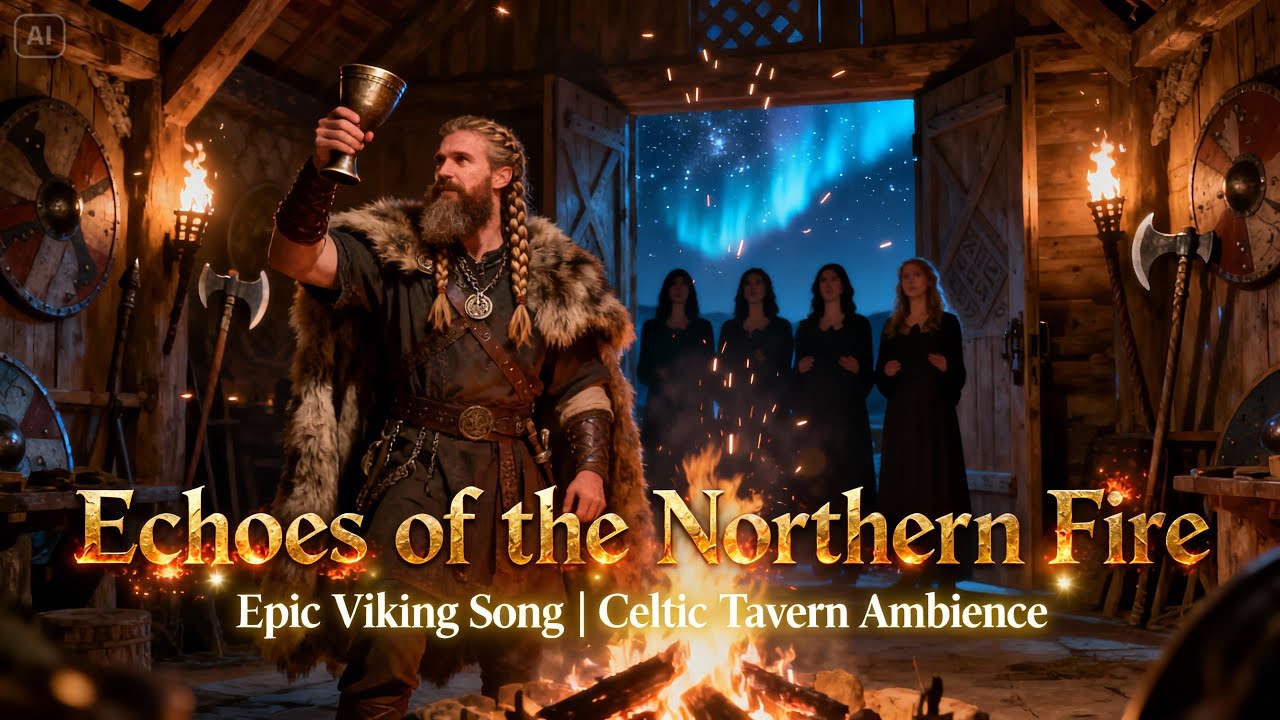 Echoes of the Northern Fire | Epic Viking Song (Male & Female Choirs ...