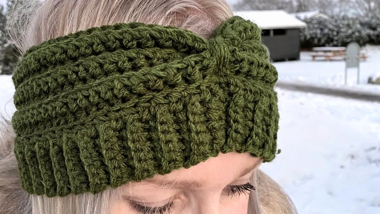 ¡Se venden como pan caliente! DIADEMA a crochet fácil (Paso a paso)