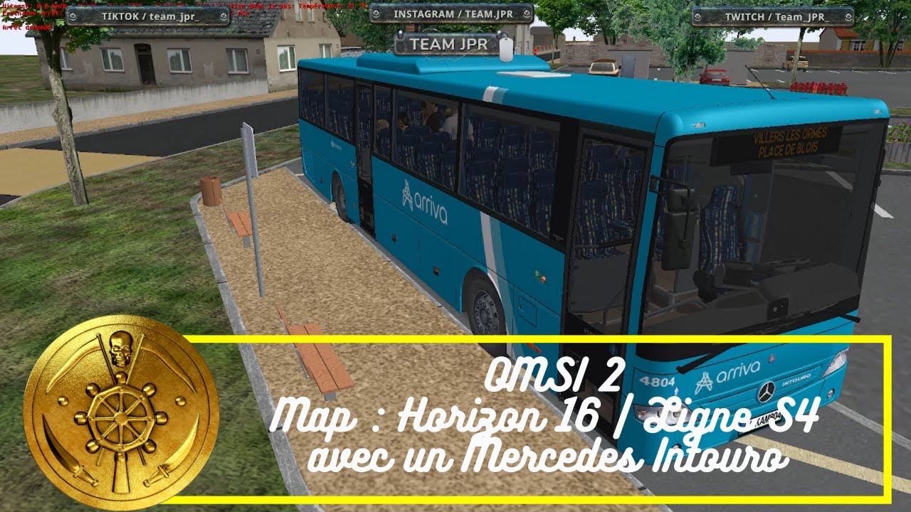 [OMSI 2] Service scolaire avec le Mercedes INTOURO | MAP horizon 16, ligne S4