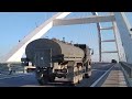 Крымский мост: марш военной колоны ЮВО в ППД