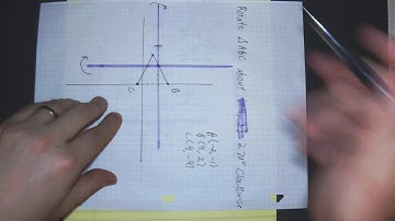 Rotate a Triangle About a Point not the origin 270 Degrees Clockwise Visual