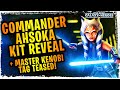 Commander Ahsoka Tano Kit Reveal + Jedi Master Kenobi Tag Teased! New Scoundrel Maul?