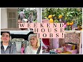 SPEND A WEEKEND AT HOME WITH US 🏡 HOUSE JOBS | ORGANISING | CLEANING | GARDENING