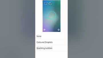Lockscreen Effects in Galaxy Note 5