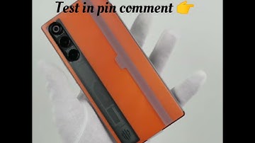 Feel the design. This is the RedMagic 10 Air Orange 🧡 model getting the full ASMR treatment.