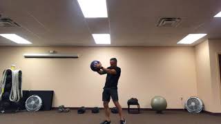 Exercise Of The Week: Diagonal Medicine Ball Lifts