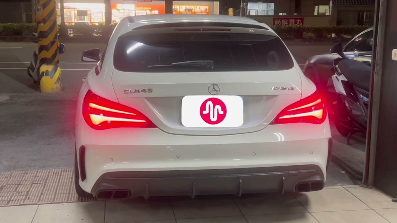 奔馳 Mercedes Benz CLA 45,CLA45 改裝遙控側排閥門,賓士車款遙控自帶真空排氣閥門聲音檔 縮圖