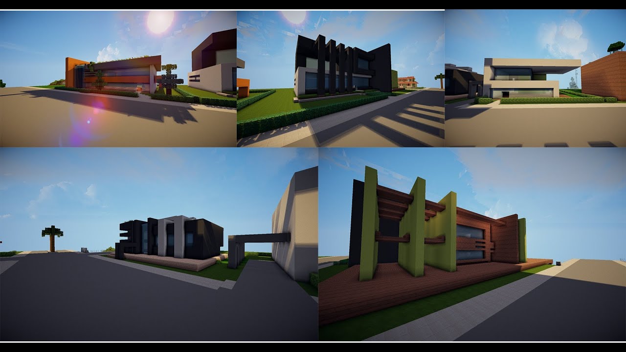 Minecraft Modern City Project#Preview - YouTube