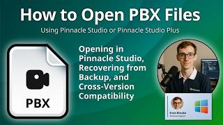 كيفية فتح ملفات PBX (مشروع Pinnacle Studio) screenshot 1