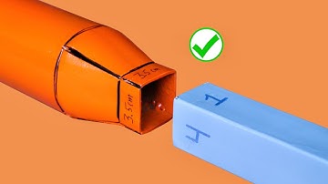 How to Connect a Round Pipe to a Different Box Iron Size ! SECRET PIPE CUTTING TRICKS !