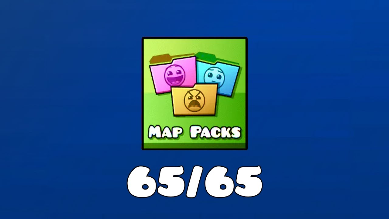 Completé todos los MAP PACKS de GEOMETRY DASH 🗺️⭐ - YouTube