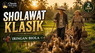 Sholawat Nabi Klasik Tempo Dulu 🦆 Menggiring Bebek di Sawah Desa | Seruling Merdu Non Stop 2 Jam