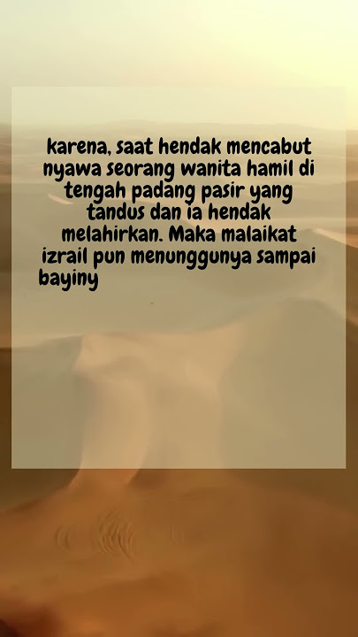 Tau gak Kenapa malaikat menangis saat mencabut nyawa wanita #shorts #kontenislam #youtubeshorts