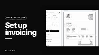 Information Set up invoicing (business profile, template, logo and invoice numbers) News