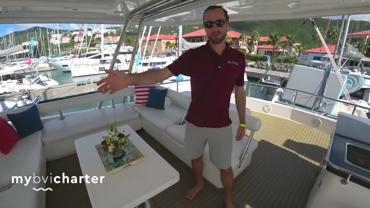 The Largest Flybridge in the Show Seats 10, and Once Hosted 23 Guests