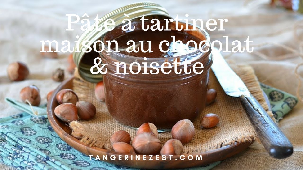 Pâte à tartiner maison chocolat noisette - YouTube