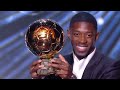 Ronaldinho Presents Ousmane Dembélé With The Ballon D Or Trophy In Paris WeShow Sports Soccer 