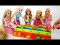 Burger Mania Board Game with Barbie dolls Hamburger mainan permainan Burger Brinquedo Jogo