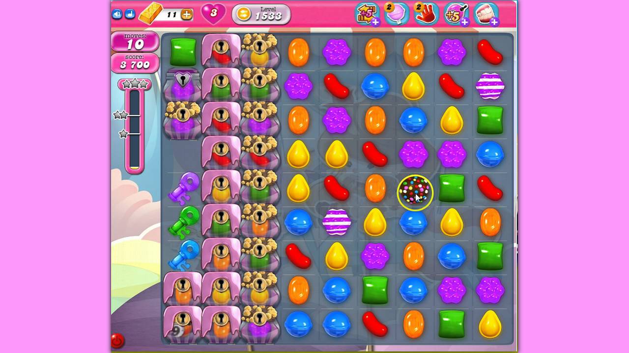 How to beat Candy Crush Saga Level 1533 - YouTube