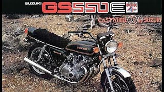 SUZUKI GS 550 E  4 CILINDROS COM UM BELO RONCO