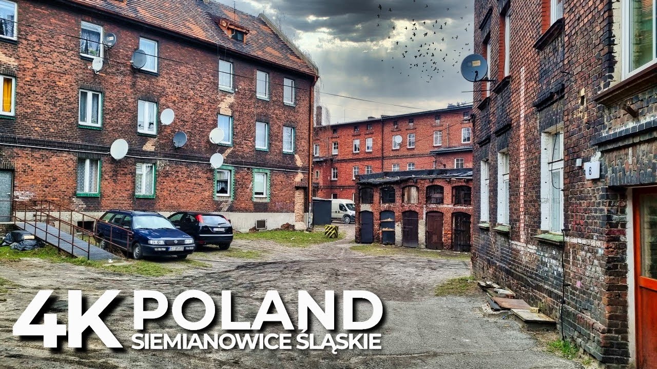 【4K】The City's Neglected Neighborhood, Siemianowice Śląskie, Poland