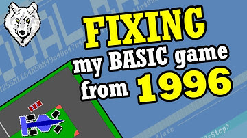 Rescuing an old QBASIC game from 1996 and making it playable: Oval Racer gets revisited